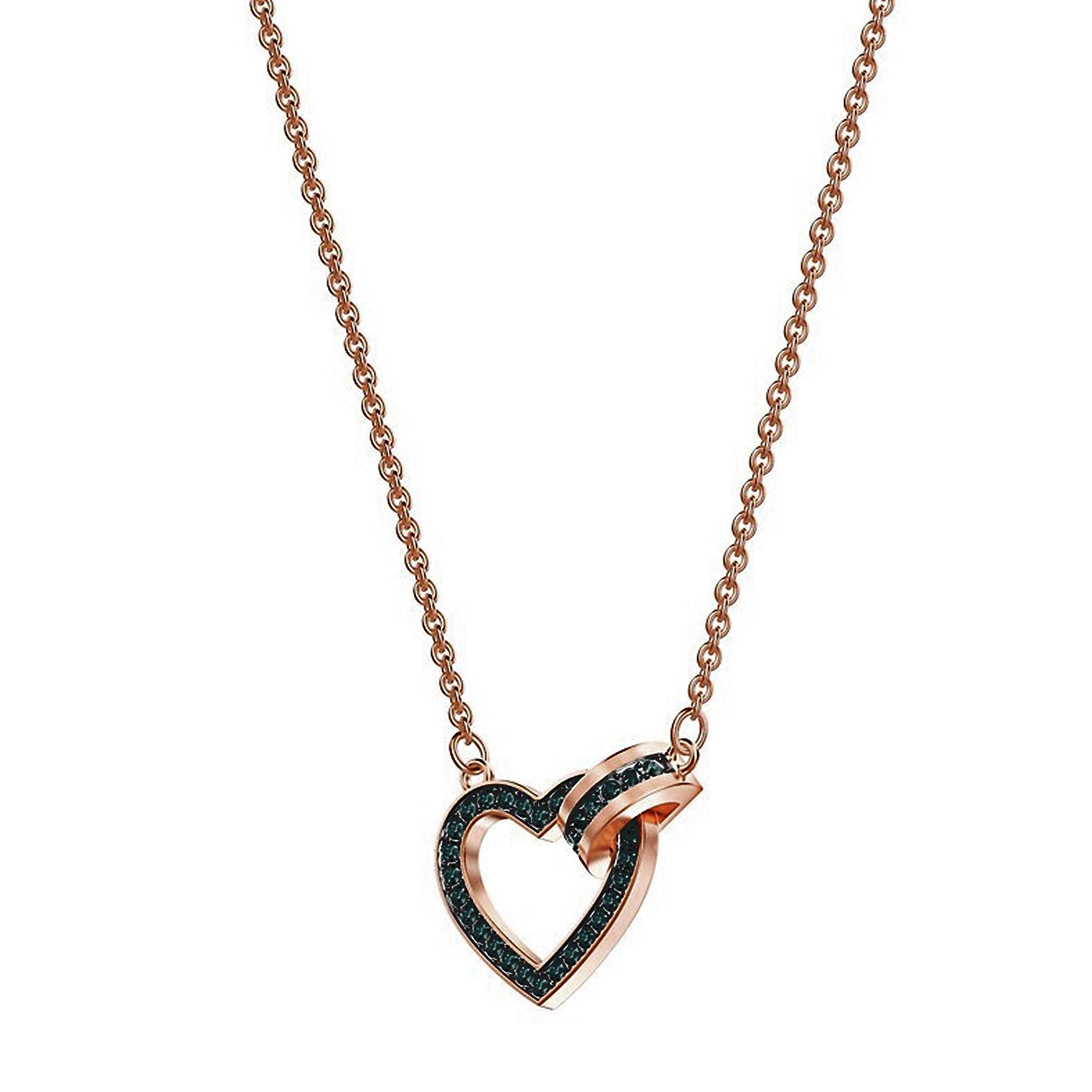 Swarovski Crystal Lovely Necklace for Women - Elegant & Sparkling Jewelry Gift for Valentine's Day, Anniversary & Special Occasions