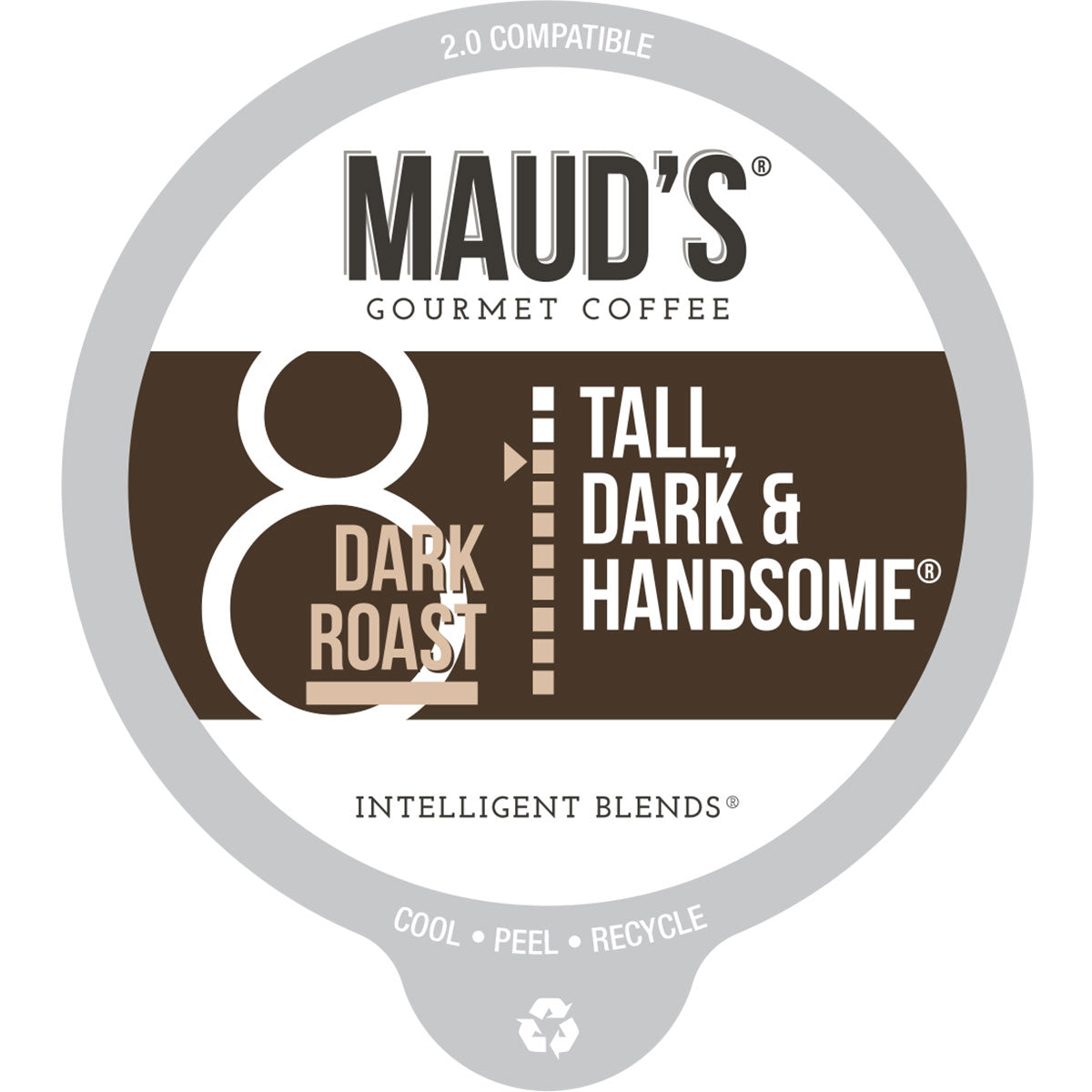 Maud's Premium Dark Roast Coffee Pods - 100% Arabica Single Serve Cups for Keurig Brewers | Perfect for Home, Office & Morning Energy Boost