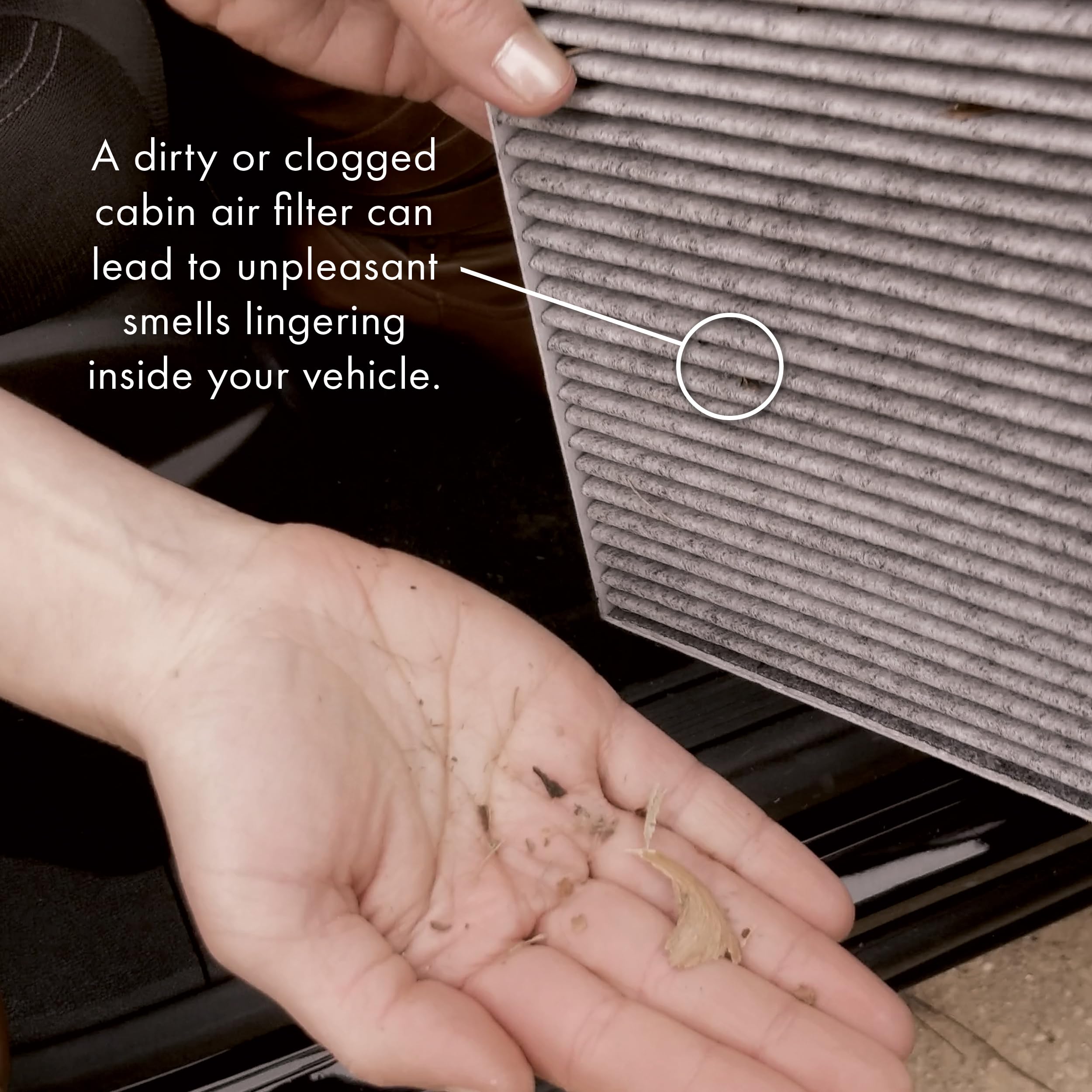 Pureflow PC6176X Premium Cabin Air Filter - Compatible with 2023-2024 Dodge Charger, 2023-2024 Chrysler 300 | Improved Air Quality & Allergen Reduction for Cleaner Cabin Air | Perfect for Daily Commuting & Road Trips
