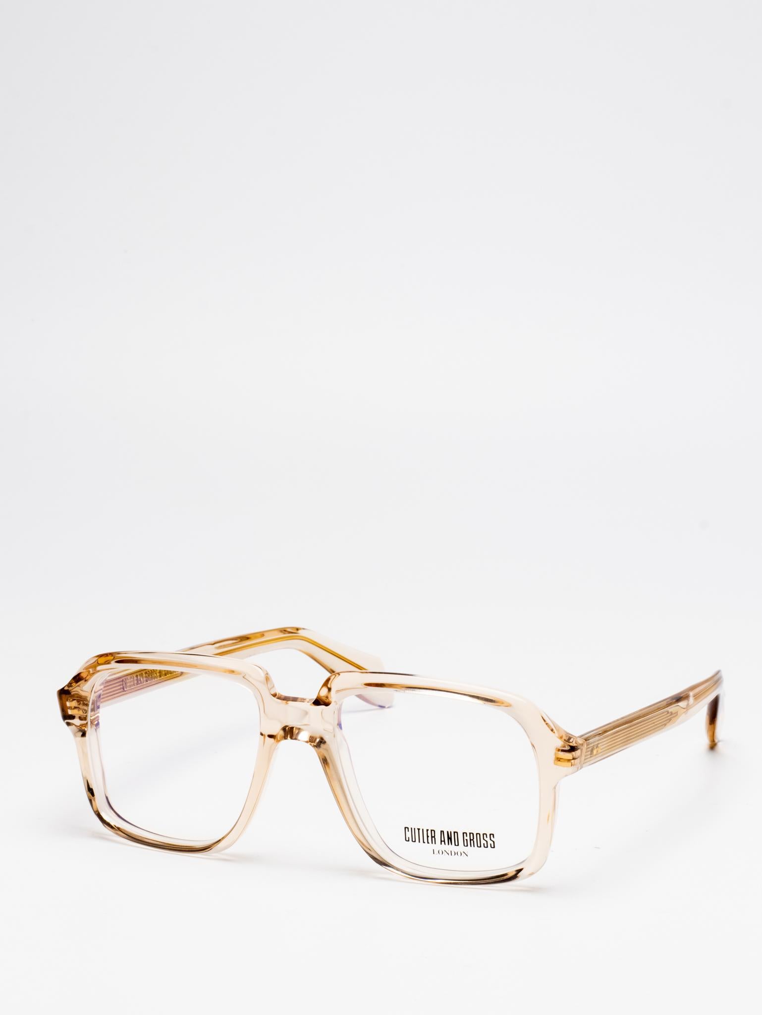 Cutler and Gross CGOP 1397 03 Eyeglasses - Classic Tortoiseshell Acetate Frame with UV Protection - Perfect for Reading, Office Work, and Fashion Accessories