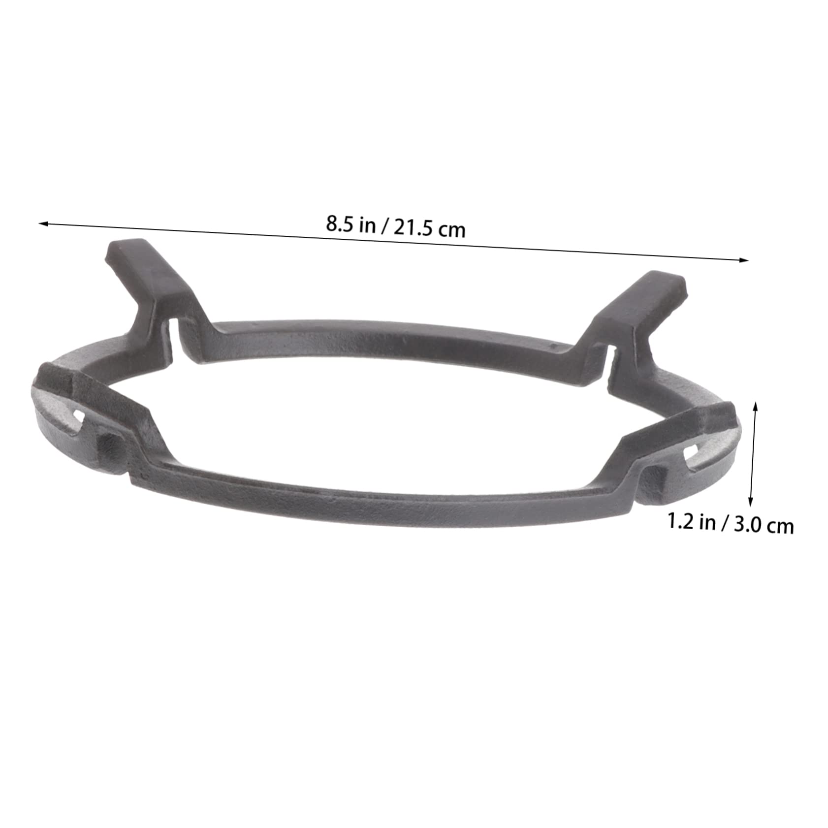 Stainless Steel Wok Stand for Gas Stove - Heavy Duty Burner Support Ring & Pot Rack - Compatible with Electric Cooktops - Perfect for Stir-Frying, Deep Frying & Asian Cooking