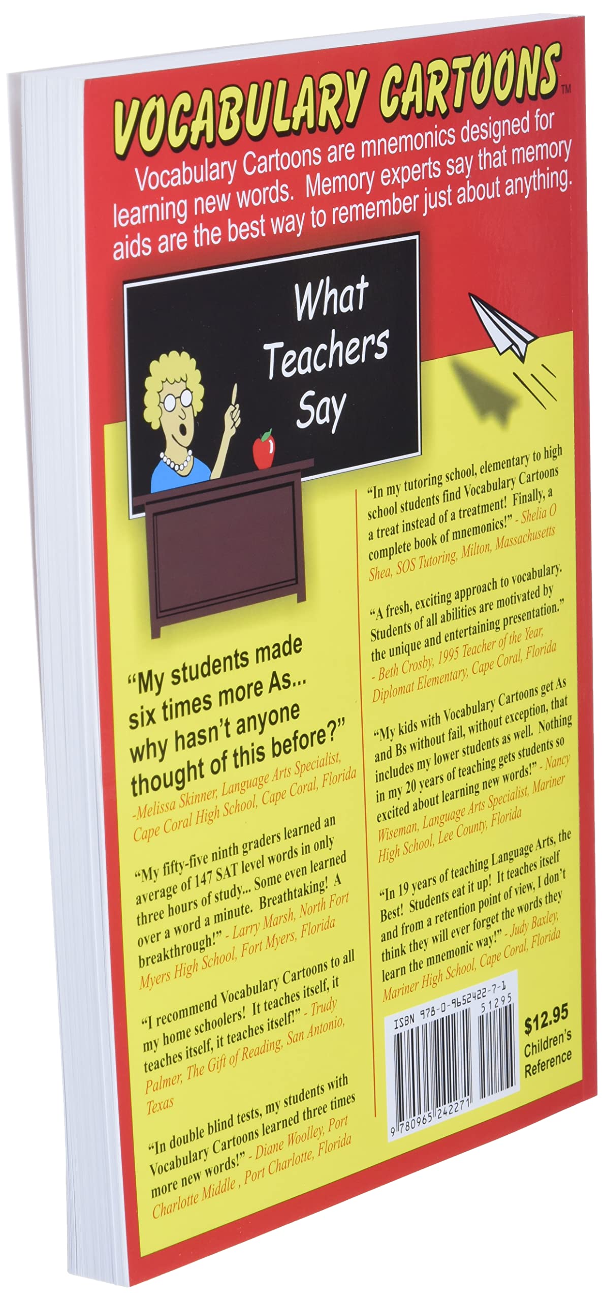 Vocabulary Cartoons: Learn & Remember Words Faster with Visual Mnemonics - Perfect for Students, Teachers & ESL Learners (Classroom Study & Test Prep)