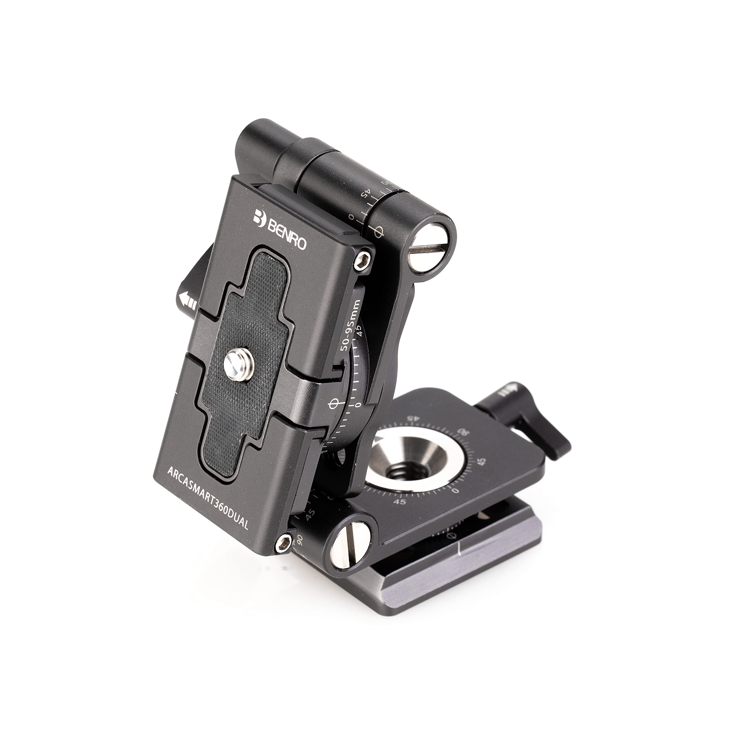 Benro ARCA-SMART 360 Dual Function QR Plate - Professional Camera Quick Release System for DSLR & Mirrorless Cameras - Perfect for Photography, Videography & Travel Shooting