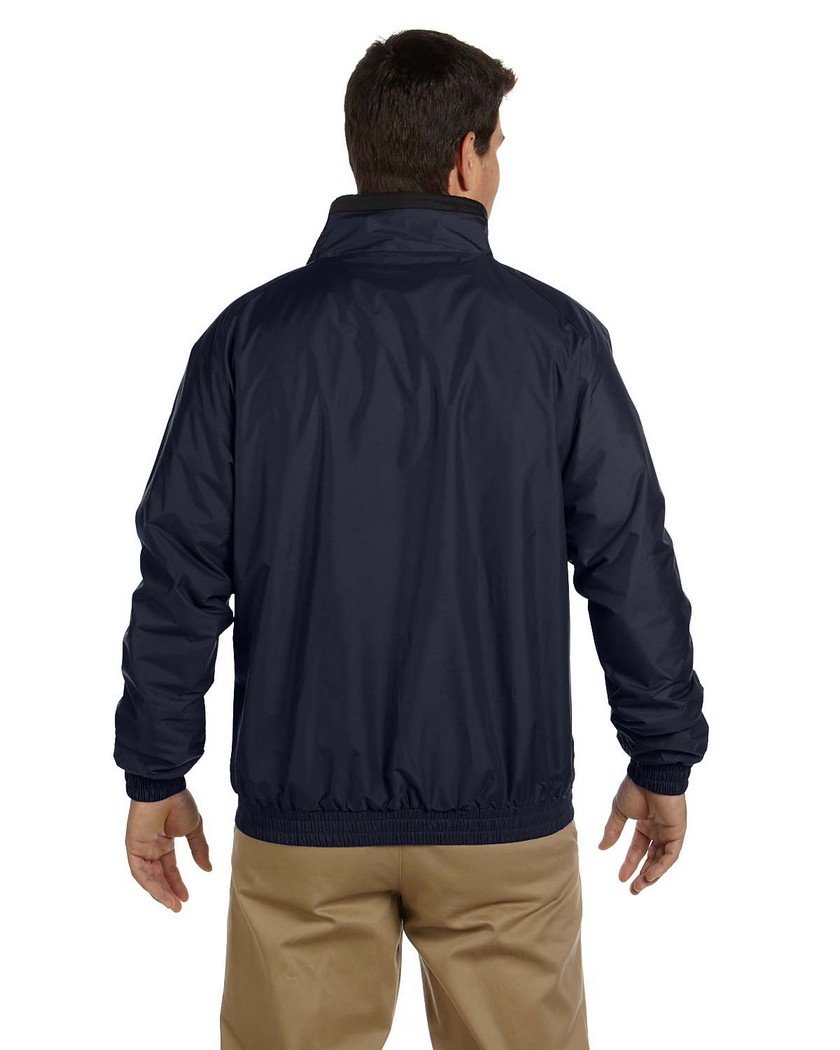 Men's Nylon Mock Collar Fleece Jacket - Lightweight Warm Winter Coat for Outdoor Activities, Hiking & Casual Wear