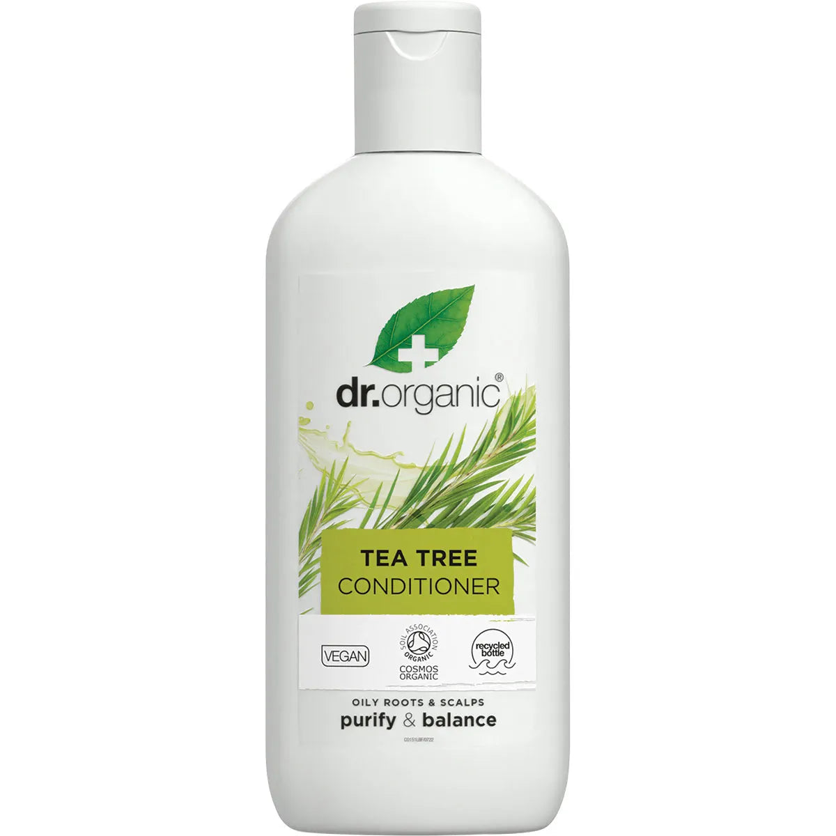 Dr Organic Tea Tree Conditioner for Scalp Care - Natural & Vegan Hair Treatment for Dandruff & Itchy Scalp - Perfect for Daily Use & Sensitive Scalp
