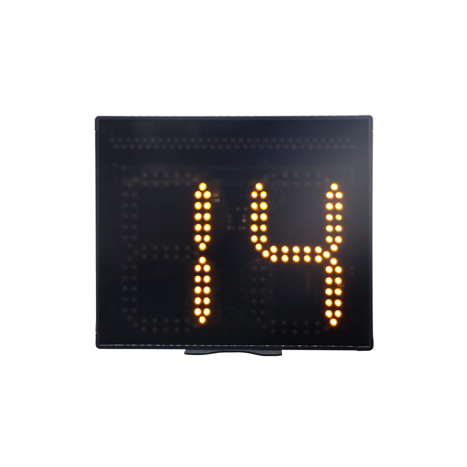 Basketball Shot Clock with LED Light & Remote Control - 12/24/25/30/35/40/60 Seconds Countdown Timer - Battery or Plug-in Powered for Indoor/Outdoor Courts, Training, and Games