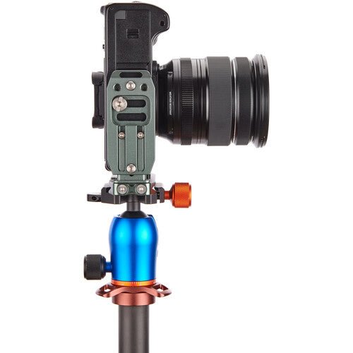 3 Legged Thing Lexie Universal Multifunction L Bracket for DSLR Cameras - Metallic Slate Gray - Perfect for Tripod Mounting, Vlogging & Photography Accessories
