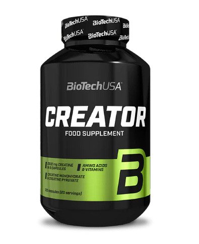BioTechUSA Creator 120 Capsules - Premium Protein Supplement for Muscle Growth & Recovery | Ideal for Bodybuilding, Fitness & Workout Recovery