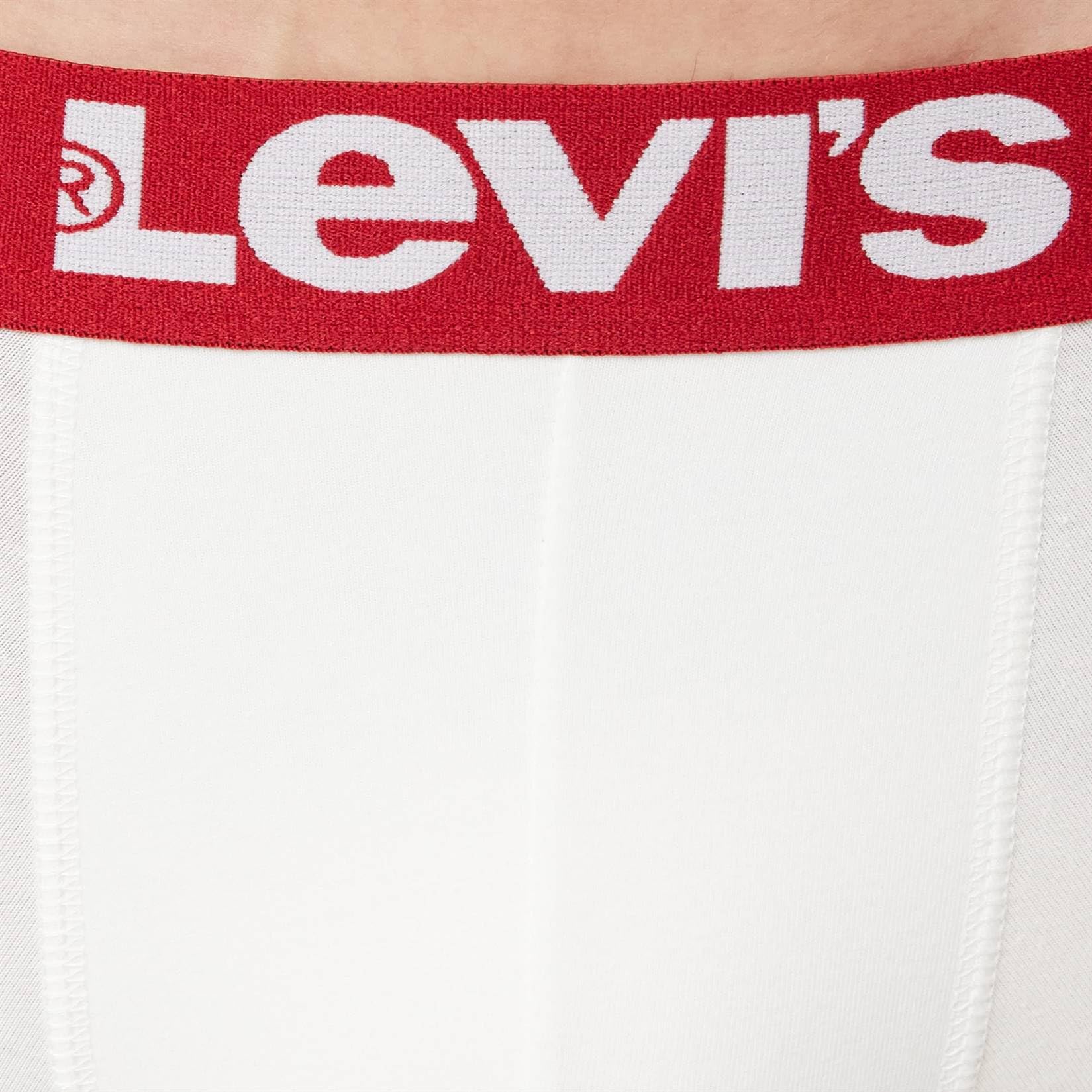 Levi's Men's Solid Basic Boxer Briefs 2-Pack - Soft Cotton Underwear for Everyday Comfort - Perfect for Workout, Lounge & Sleep