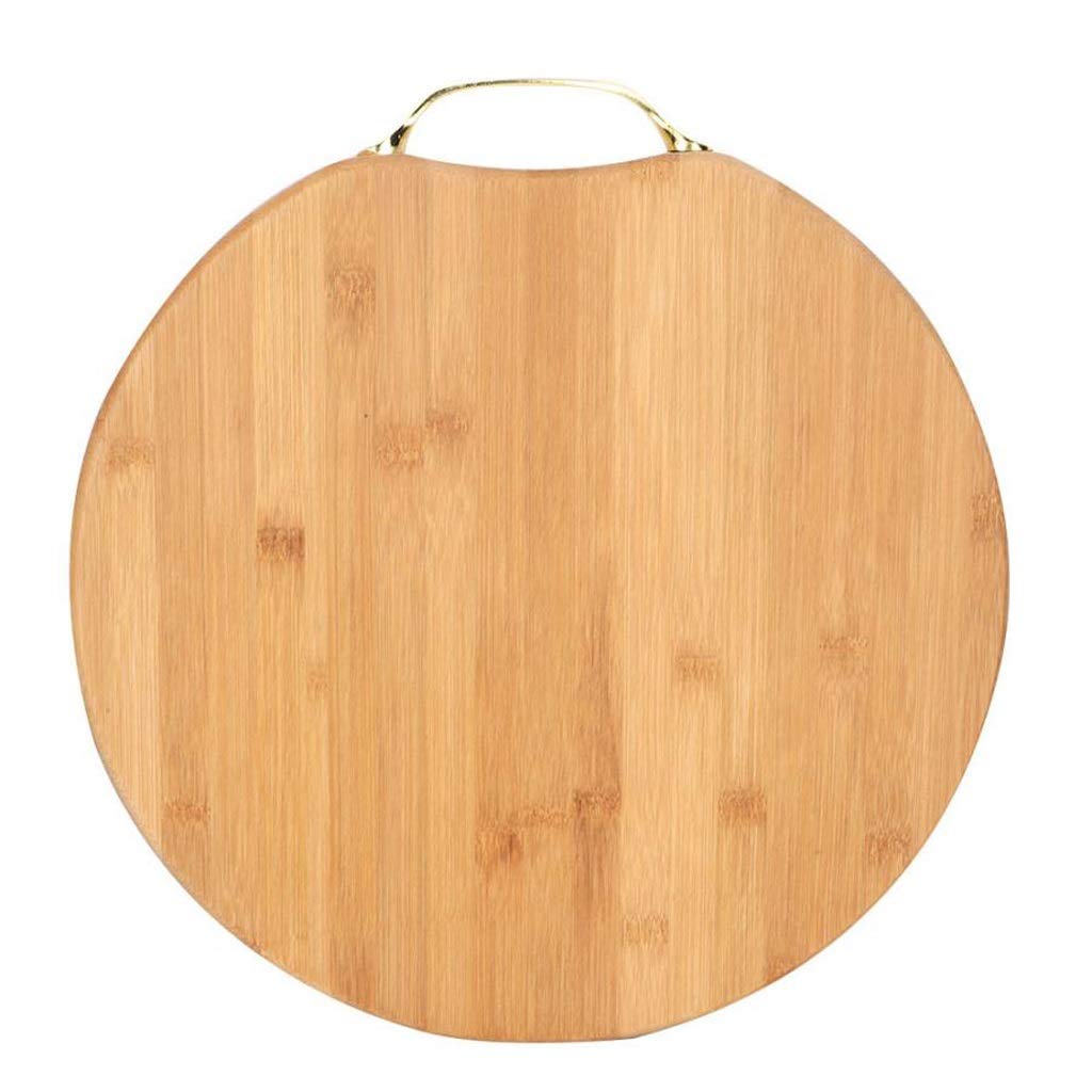 Premium 36x36cm Bamboo Cutting Board - Natural Wood Chopping Block for Pizza, Fruits, Vegetables | Durable Kitchen Tool for Cooking, Slicing & Serving | Perfect for Home Chefs & Restaurants