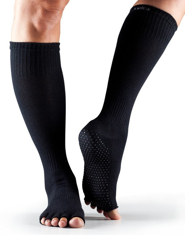 ToeSox Scrunch Knee High Grip Socks - Non-Slip Yoga, Pilates & Dance Socks for Women - Perfect for Barre, Ballet & Workout - Breathable & Comfortable