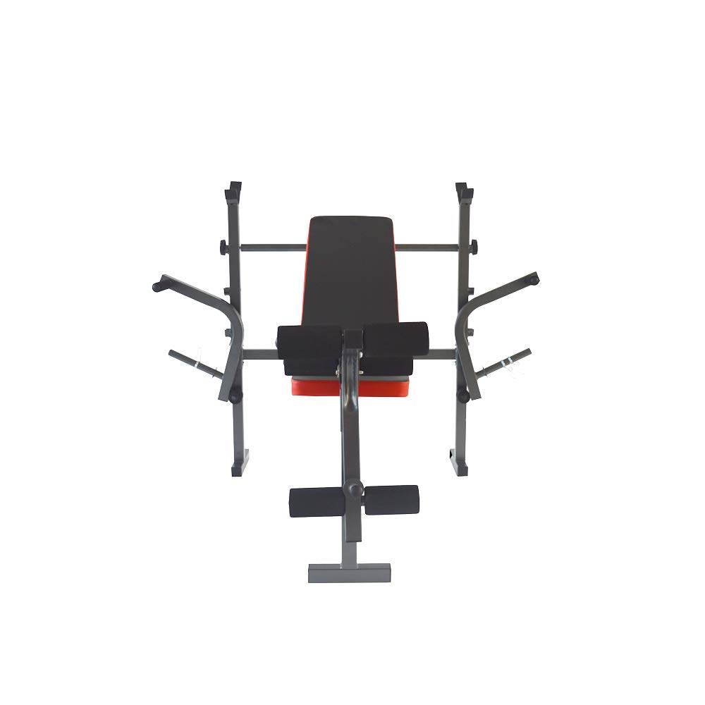 INTBUYING Adjustable Weight Bench for Home Gym - Foldable Workout Bench for Strength Training, Weight Lifting & Exercise - Perfect for Home Workouts, Bodybuilding & Fitness Training