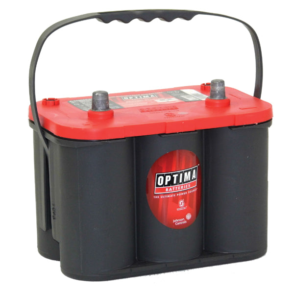 Optima 34 Red Top Starting Battery - High-Performance AGM Battery for Cars, Trucks & SUVs - Perfect for Off-Roading, Marine & Extreme Weather Conditions
