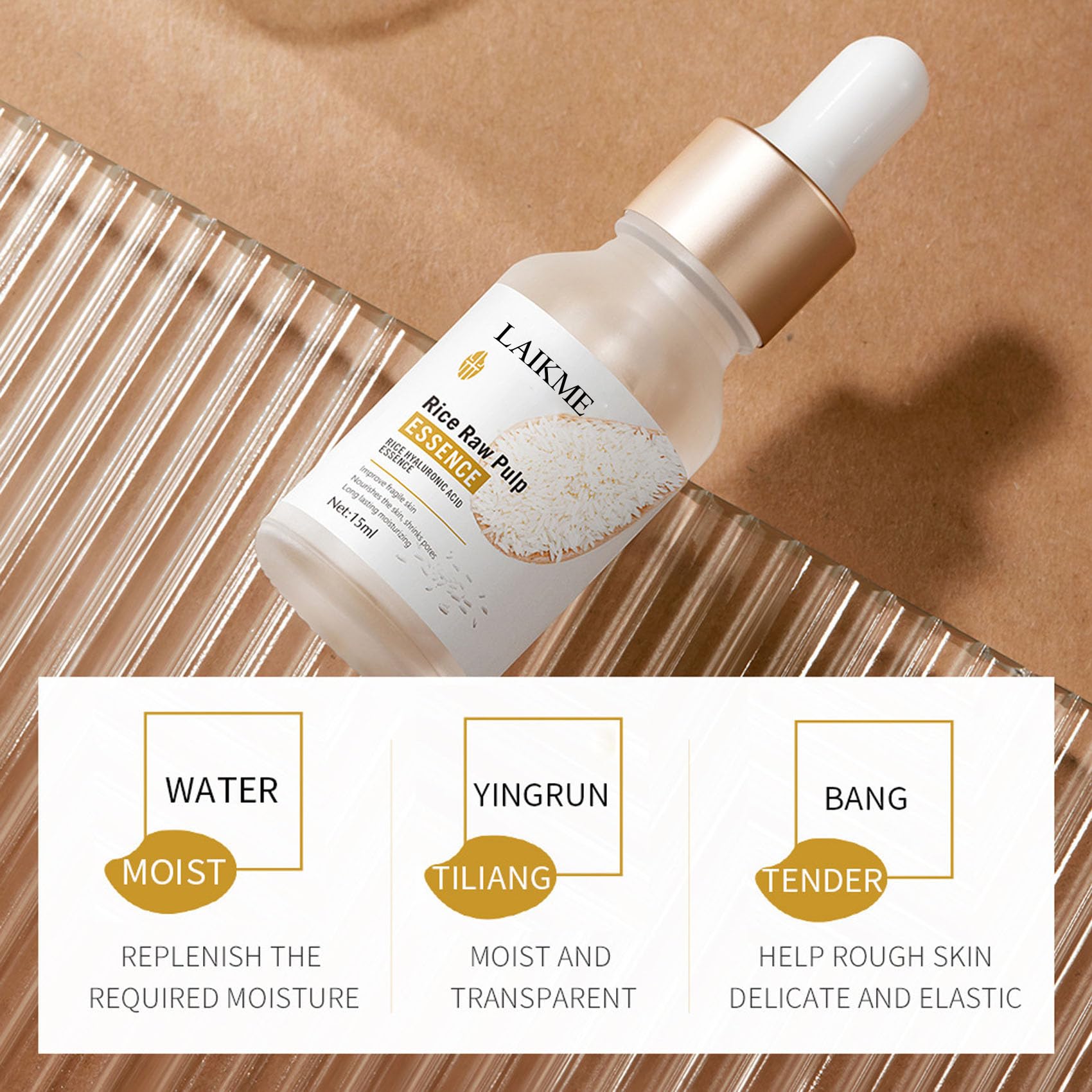 7Pcs Rice Skin Care Set for Women - Moisturizing Facial Kit with Antioxidant Properties to Improve Skin | Includes Rice Cleanser, Eye Cream, Serum, Face Cream, Eye Mask & Facial Mask | Perfect for Daily Skincare Routine & Anti-Aging Treatment