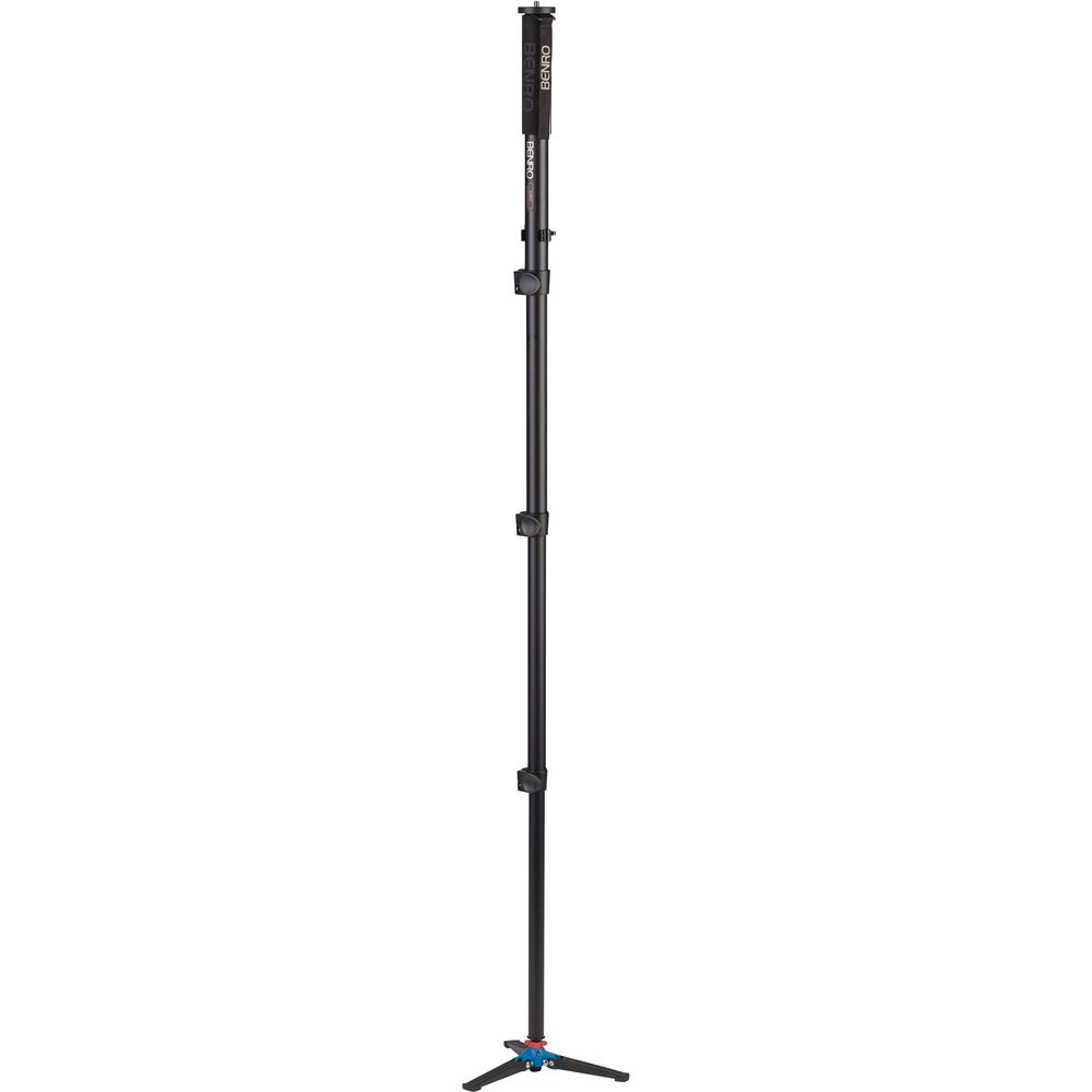 Benro A48FD Series 4 Aluminum Monopod with 3 Leg Locking Base - Lightweight Camera Support for Photography & Videography - Perfect for Travel, Sports & Outdoor Shooting