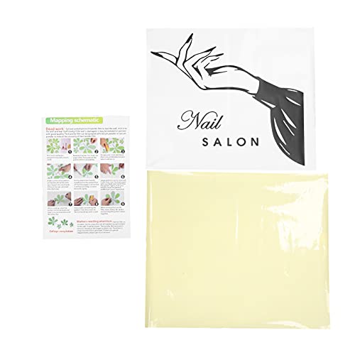 Nail Art Wall Stickers - Easy Peel Double Sided Waterproof Decals for Salon Windows | Perfect for Nail Salons & Beauty Parlors | Enhance Salon Decor & Create Stunning Visual Effects