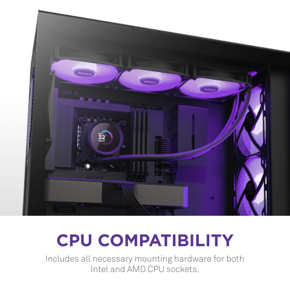 NZXT Kraken 360 RGB AIO Liquid CPU Cooler - 360mm Radiator with 1.54