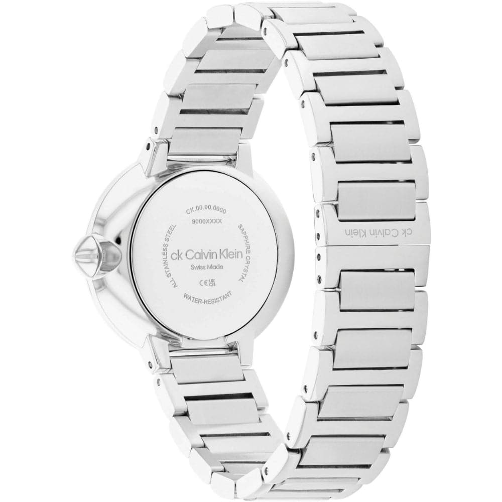 Calvin Klein Women's Silver Dial Stainless Steel Watch 25000046 - Elegant Fashion Accessory for Work & Special Occasions