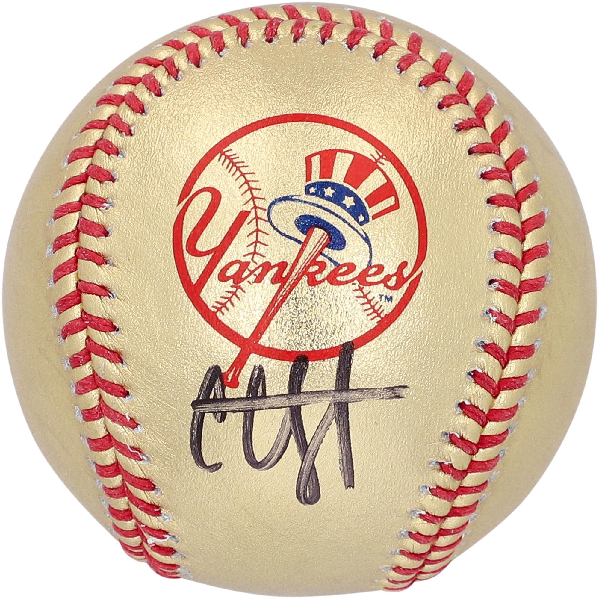CC Sabathia Autographed New York Yankees Baseball - Genuine Leather MLB Collectible - Perfect for Sports Memorabilia Displays & Yankees Fan Gifts