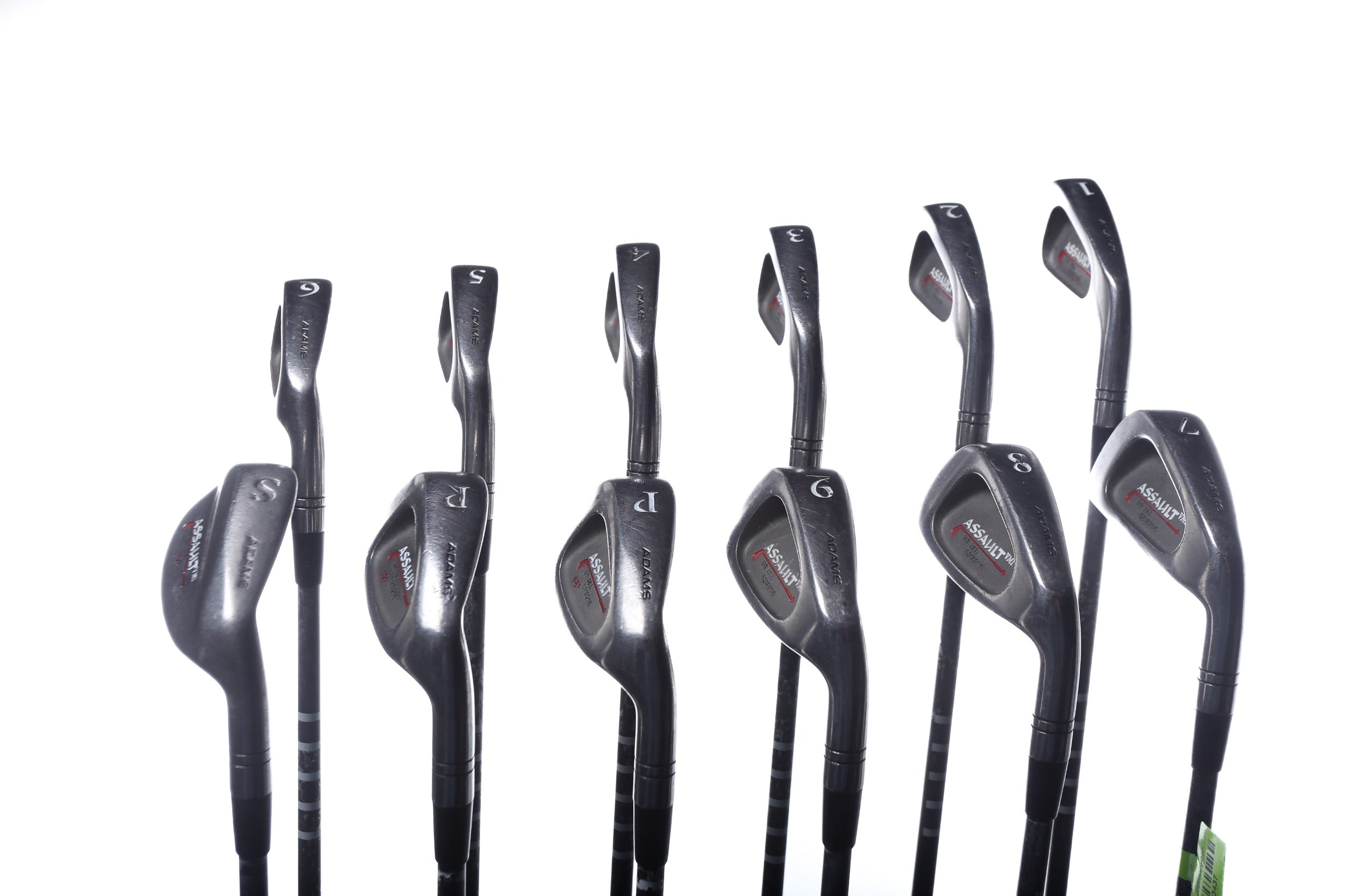 Used Adams Assault VMI Iron Set - Right Handed 1 SW Stiff Flex Golf Clubs for Men | Perfect for Driving Range & Course Play