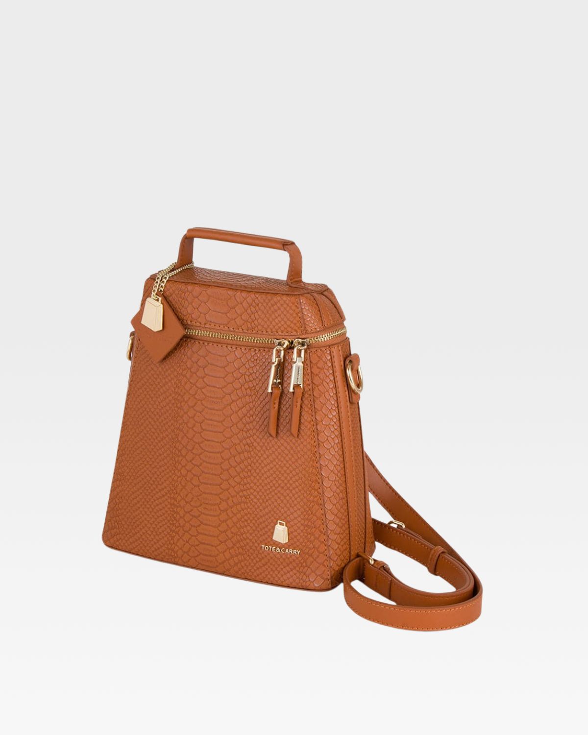 Stylish Cowbell Backpack in Caramel Brown - Perfect for School, Travel & Outdoor Adventures