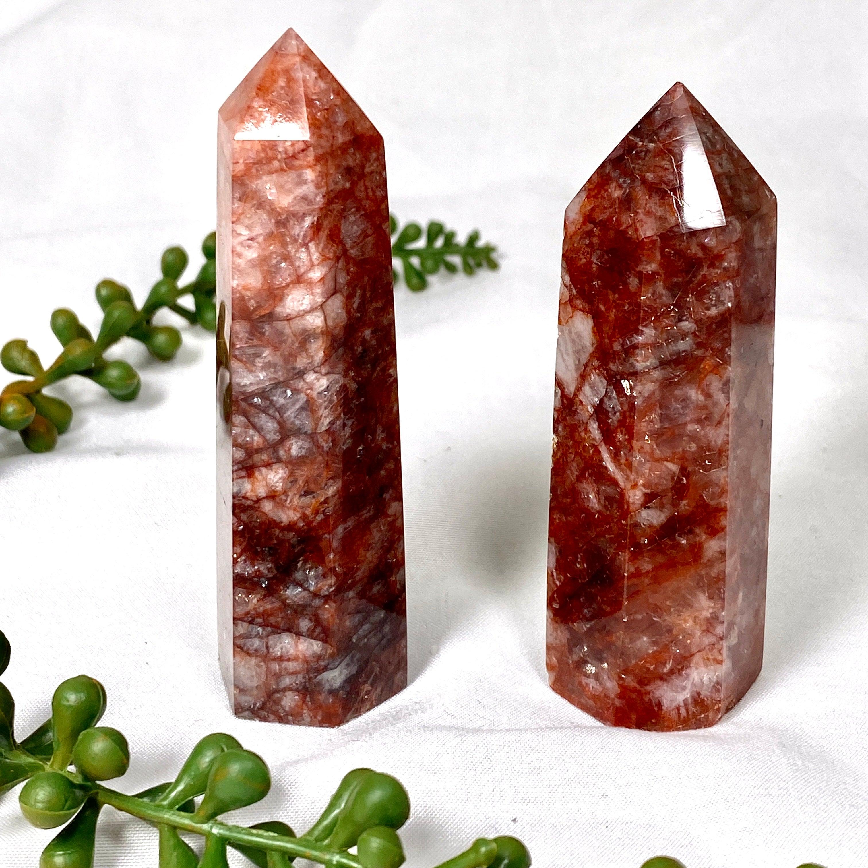 100g Fire Quartz Generator for Energy Healing & Chakra Balancing - Perfect for Meditation, Reiki, and Spiritual Practices