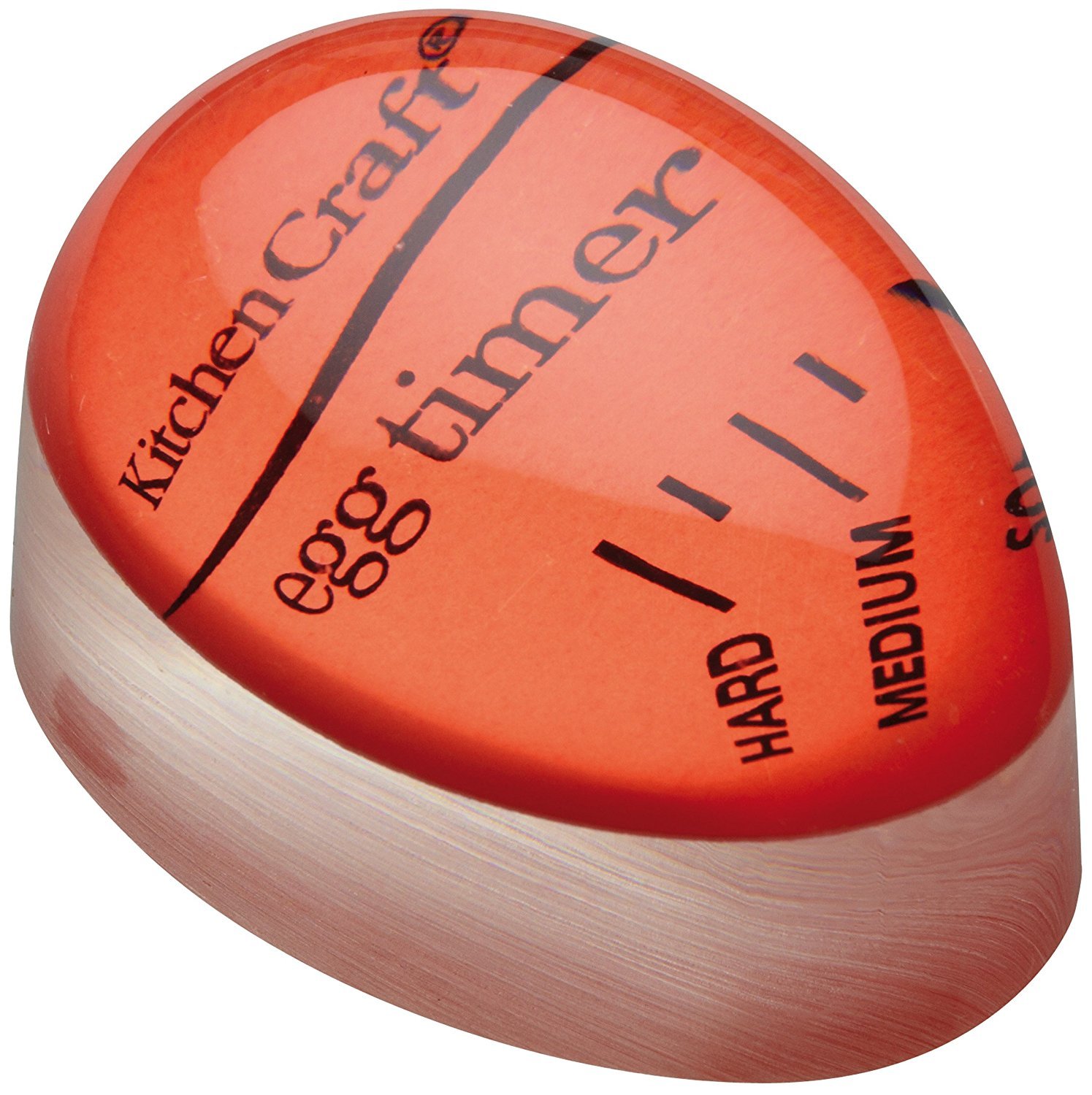 KitchenCraft Color Changing Egg Timer - Heat Sensitive Boiled Egg Cooking Timer for Perfect Soft Medium Hard Eggs - Ideal for Kitchen, Camping & Meal Prep