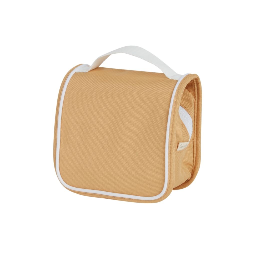 Olli Ella See Ya Washbag – Butterscotch Color Waterproof Travel Cosmetic Bag for Women | Perfect for Gym, Beach & Weekend Getaways