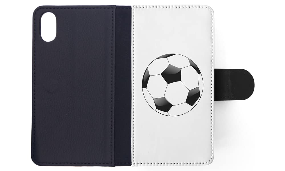 Premium Flip Wallet Phone Case for Apple iPhone X & Xs - Compatible with Sports & Football Fans | Perfect for Daily Use, Travel & Outdoor Activities