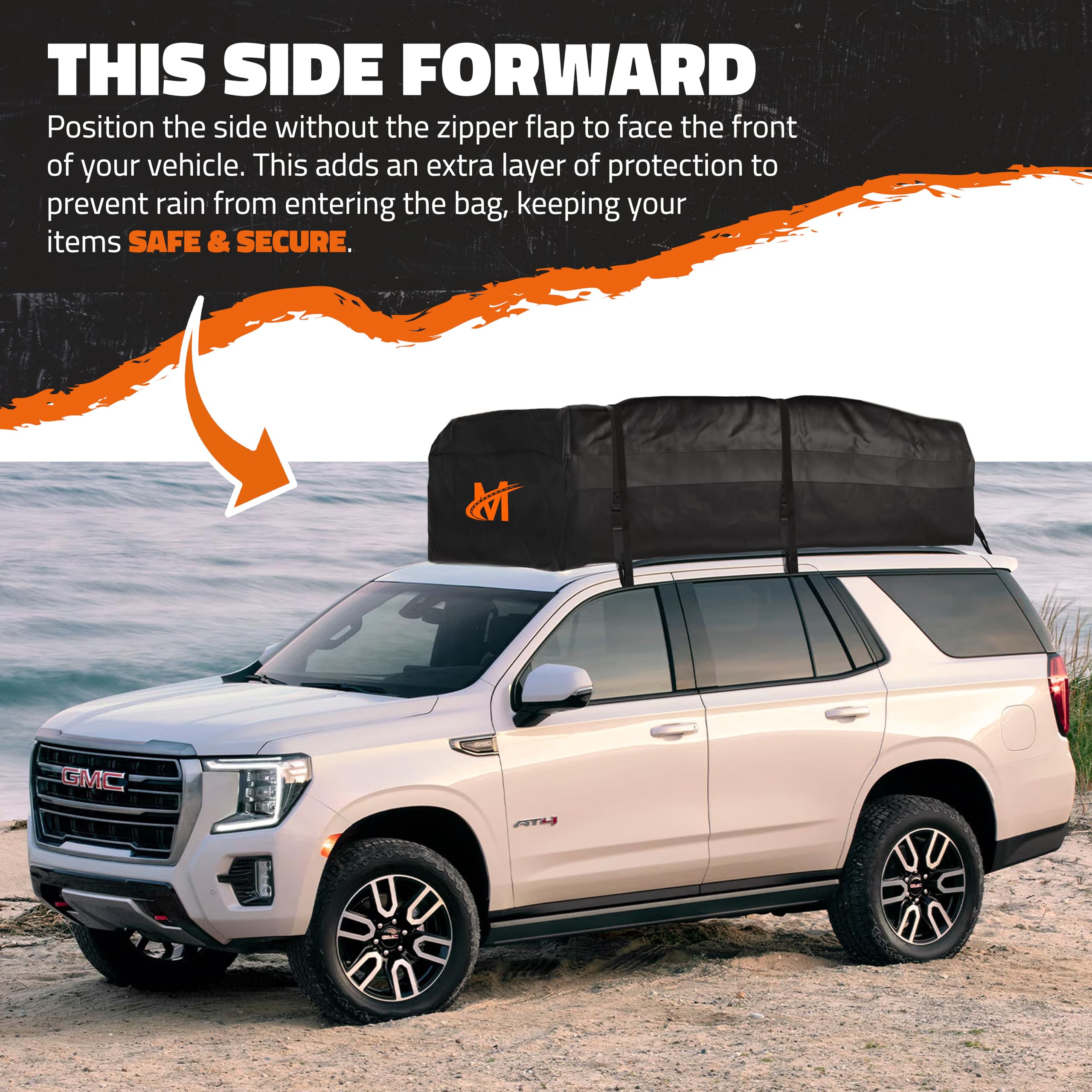 Mockins XXL 50 Cu Ft Waterproof Rooftop Cargo Carrier Bag | 85
