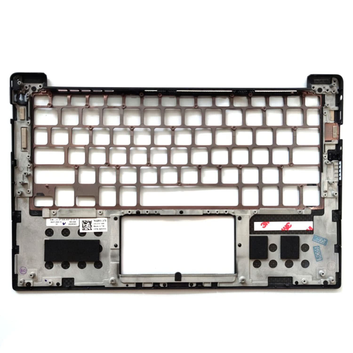 NODRLIN 043WXK Palmrest Upper Case Keyboard Cover Compatible with Dell XPS 13 9350 9360 9343 Laptops - Durable Protection for Work & Travel