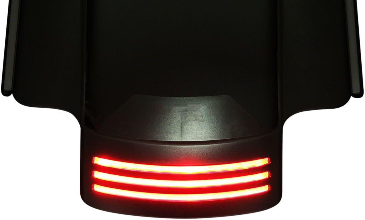 Custom Dynamics PB-TRI-1-RED Probeam LED Tri-Bars Motorcycle Accent Lights - Red | High-Visibility Safety Lighting for Harley, Cruiser & Touring Bikes | Daytime Running Lights & Night Riding Enhancement