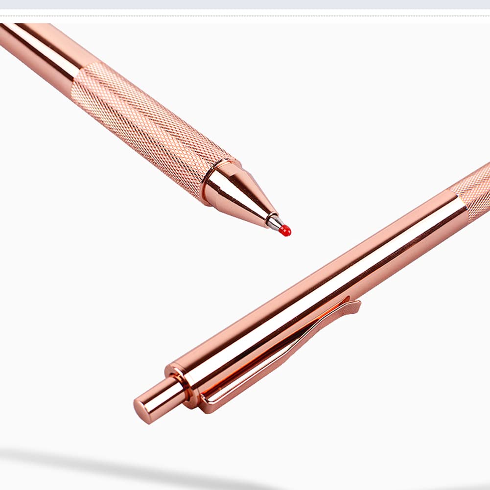 Premium 0.5mm Fine Point Black Gel Pen - Metal Body Quick-Drying Ink Pen with Cap - Perfect for Office, School, Wedding & Birthday Gifts (Elegant Gift Box Included) - Ideal for Note Taking, Journaling, Card Writing & Special Occasions
