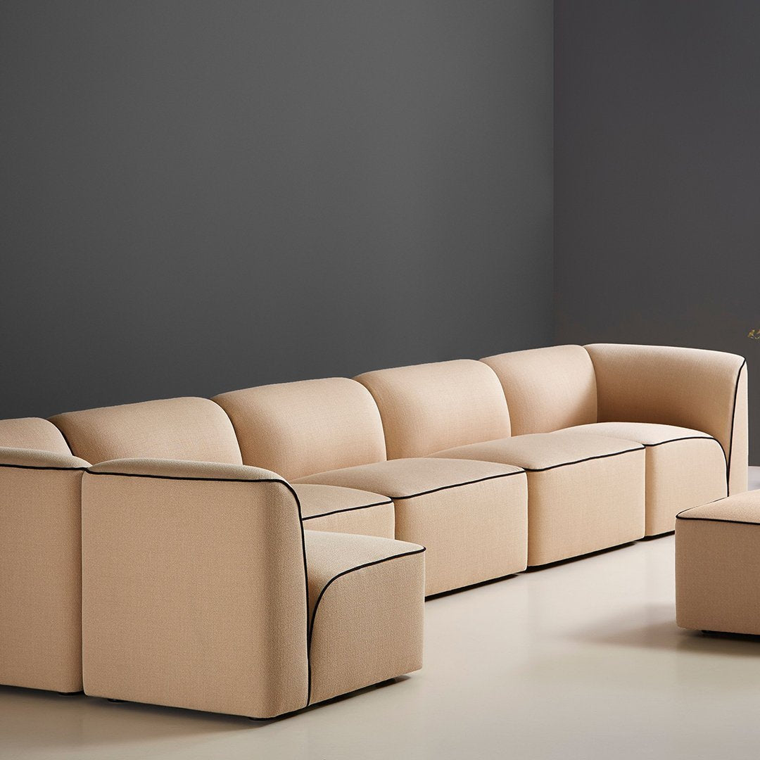 Modular Sofa Set - Modern Sectional Couch with Removable Covers, L-Shaped Living Room Furniture for Small Spaces - Perfect for Apartments, Dorms & Cozy Home Decor