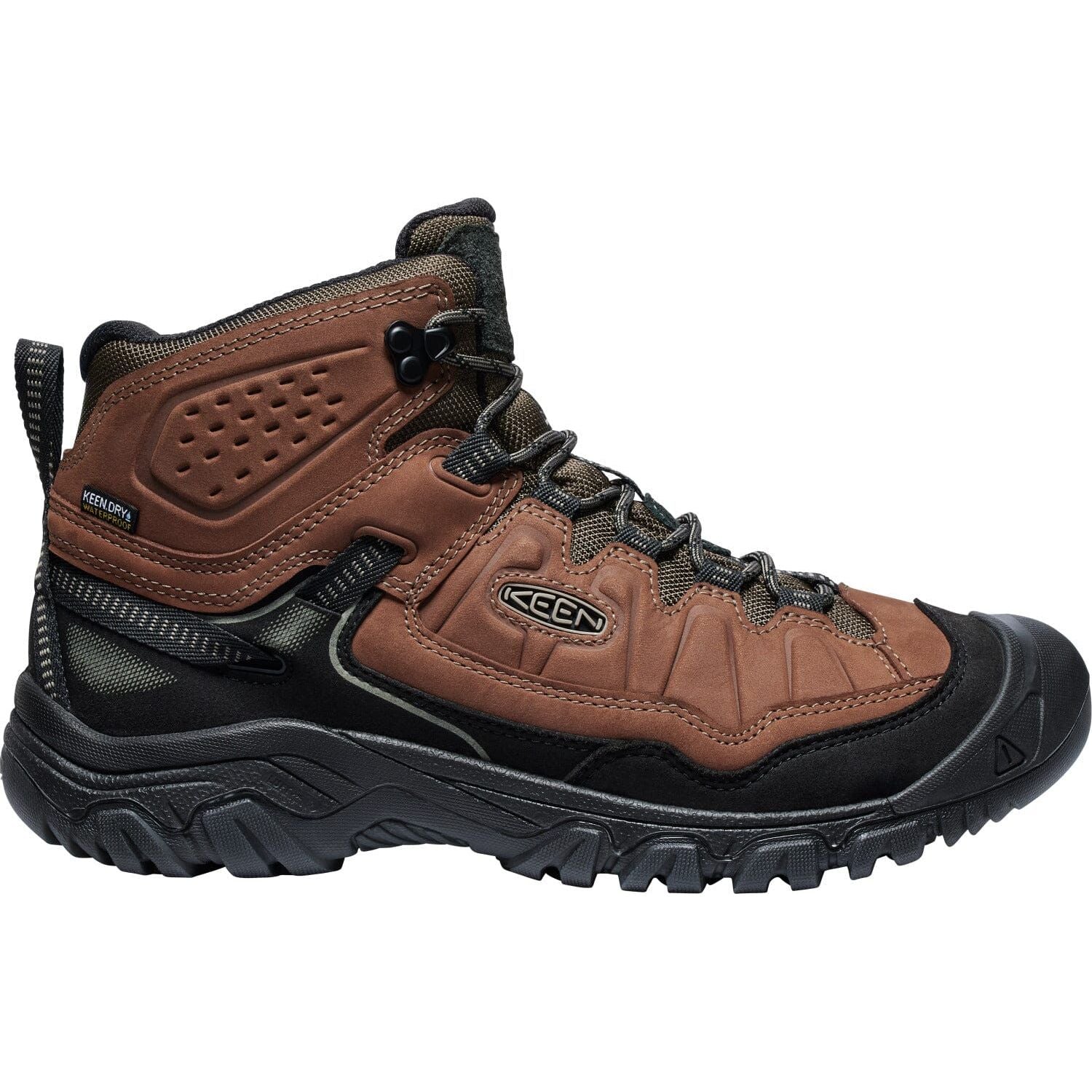 KEEN TARGHEE IV Waterproof Hiking Boots for Men - Medium & Wide Width - Durable Outdoor Trekking Shoes for Hiking, Camping & Mountain Adventures