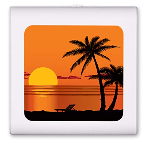 Beach Orange Sunset