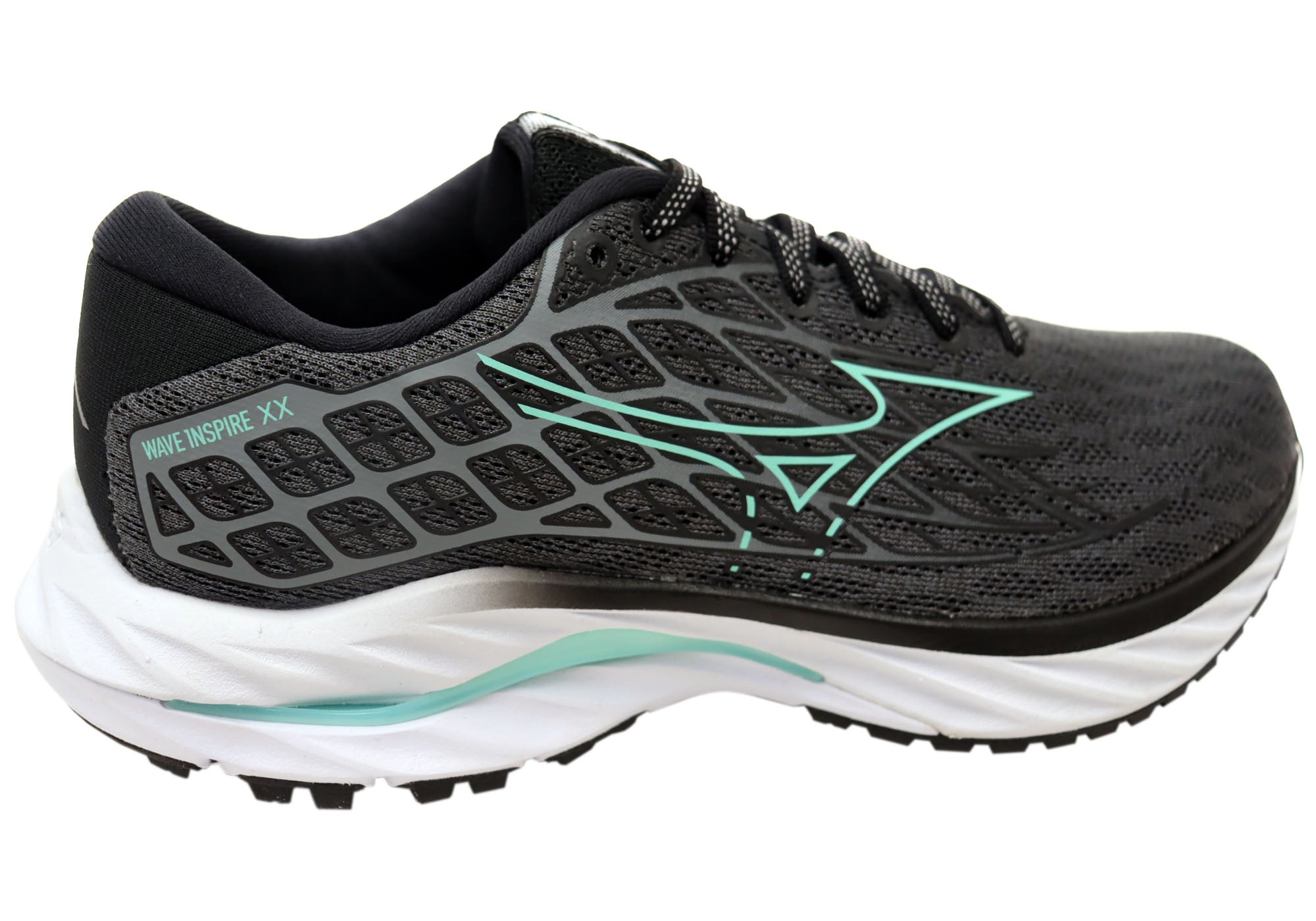 Mizuno Women's Wave Inspire 20 D Wide Fit Comfortable Running Shoes - Lightweight Support for Long Distance Training & Road Running