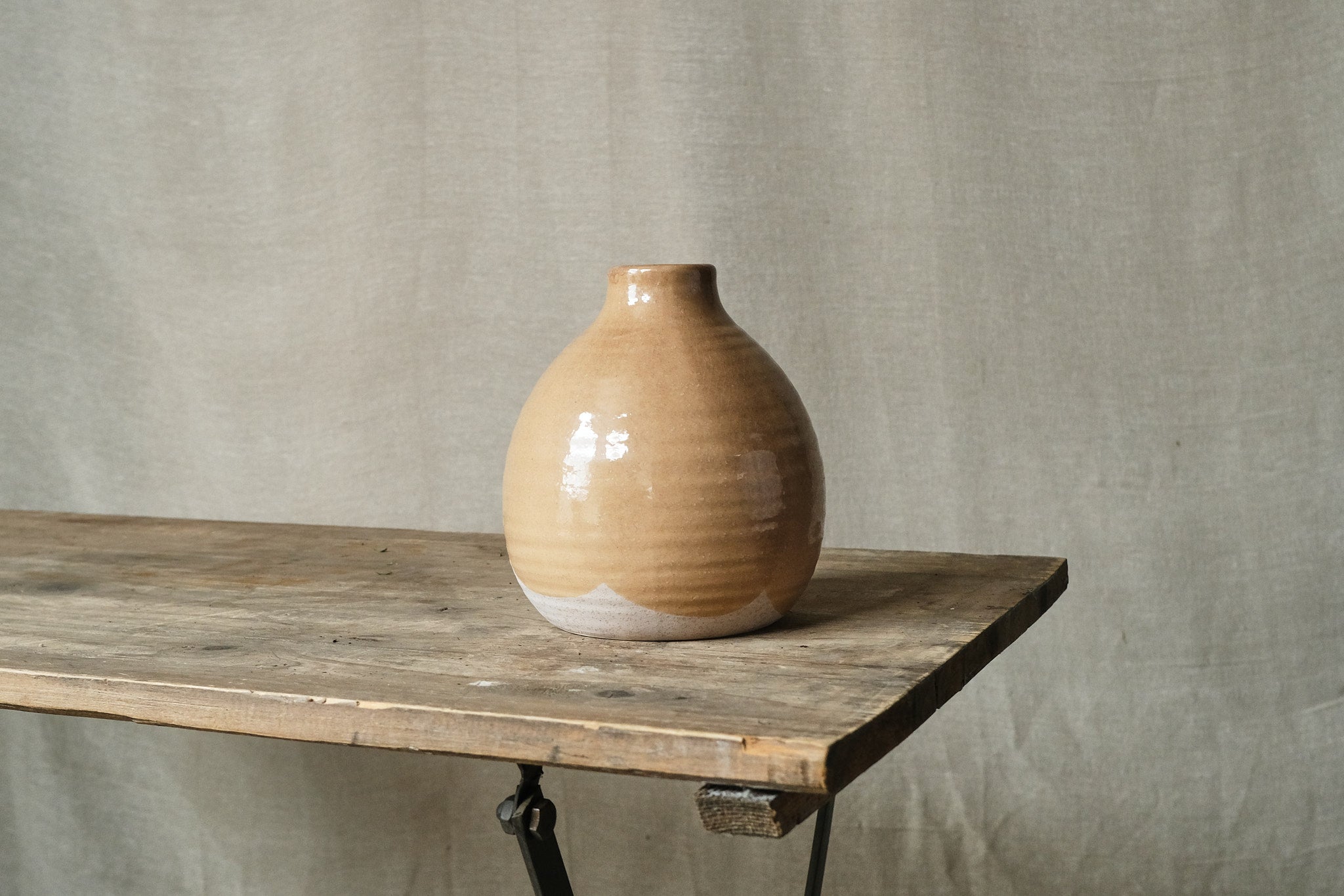 Handmade Terracotta Ceramic Vase - Earthy Home Decor for Living Room, Bedroom & Office | Perfect for Flowers, Plants & Modern Interior Design