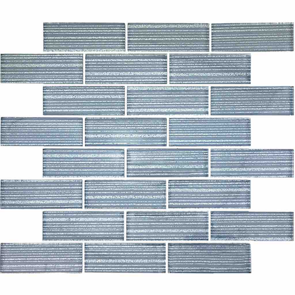 Premium Grey Glass Subway Tile Stripes 1.5x4 - Perfect for Kitchen Backsplash, Bathroom Walls & Modern Interior Design
