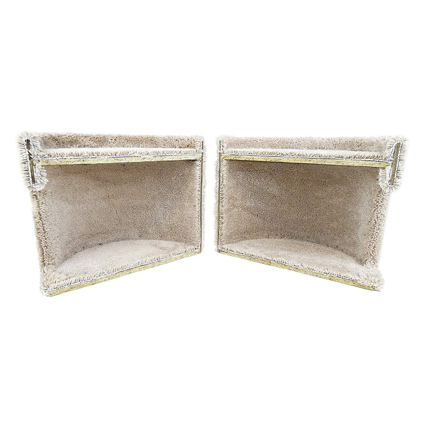 Premium Round Cat Condo with Multi-Level Scratching Posts - Soft Brown Faux Fur - Perfect for Indoor Cats Play & Nap - Cozy Pet Furniture for Home & Office