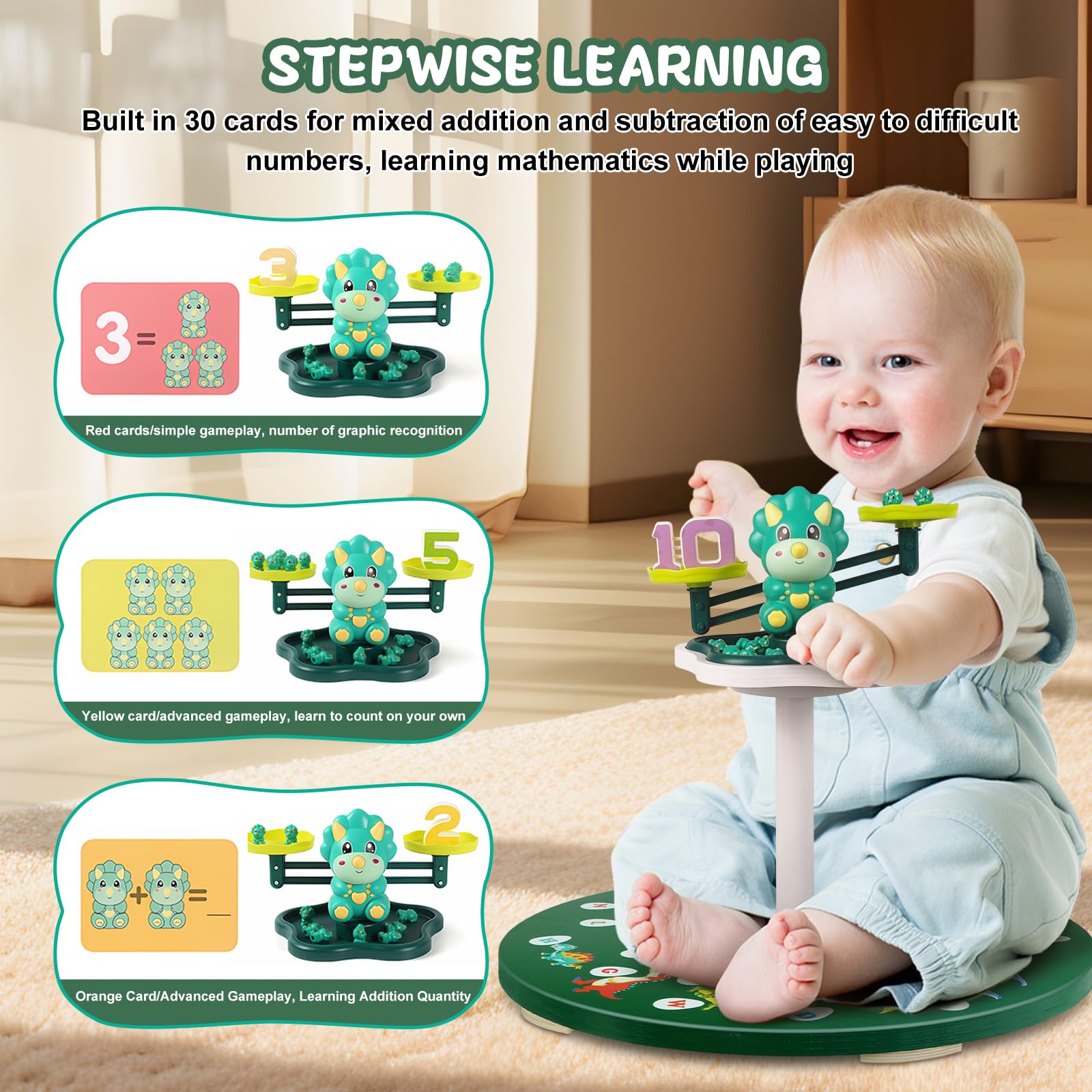 360° Wooden Spinner Seat with Music - Sensory Sit & Spin Toy for Toddlers Age 2-5, Fun Developmental Toy for Boys & Girls - Perfect for Indoor Play, Birthday Gifts and Sensory Integration Activities