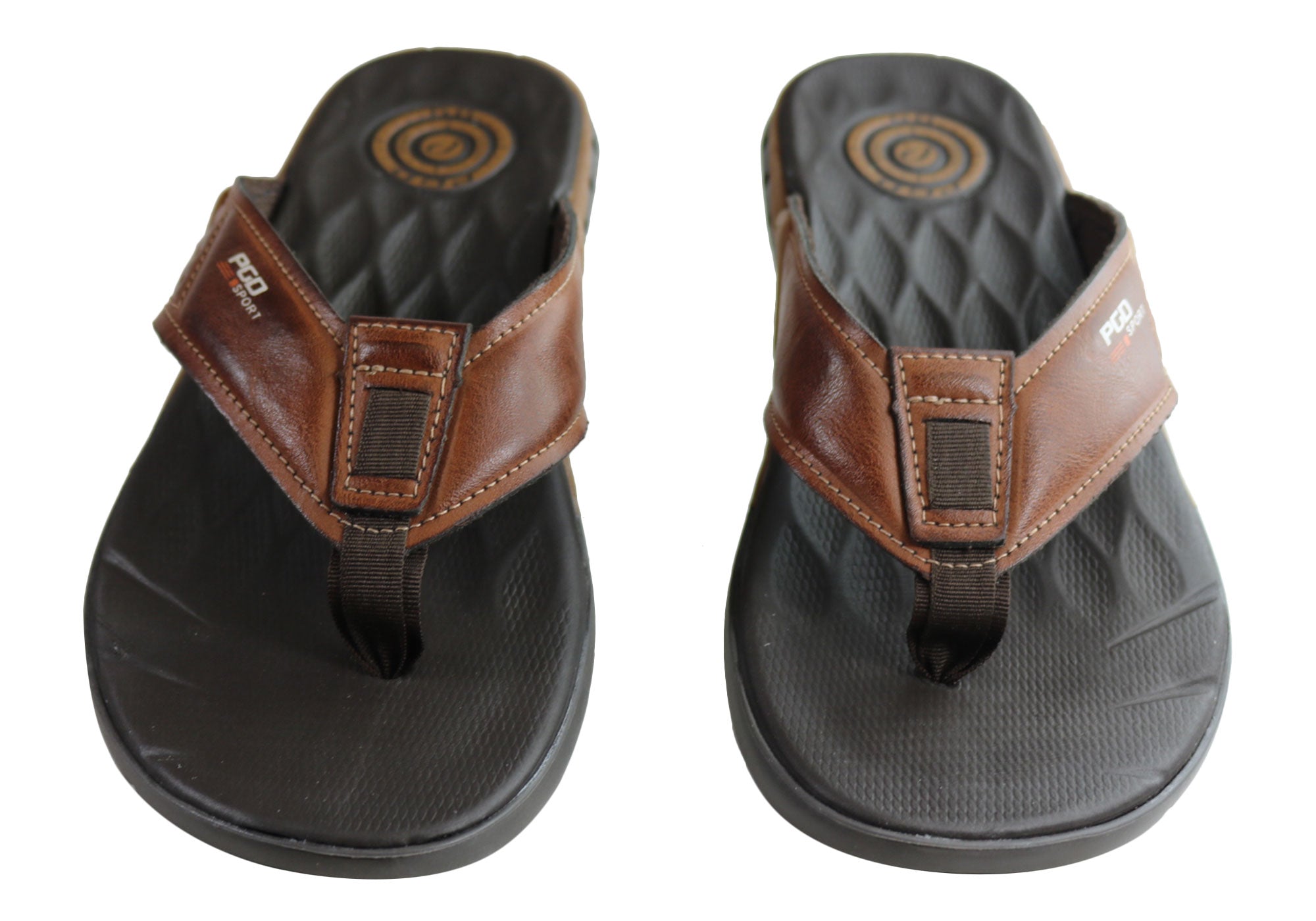 Pegada Gary Men's Cushioned Comfort Flip Flops Sandals - Brazilian Made - Perfect for Beach, Pool & Summer Casual Wear