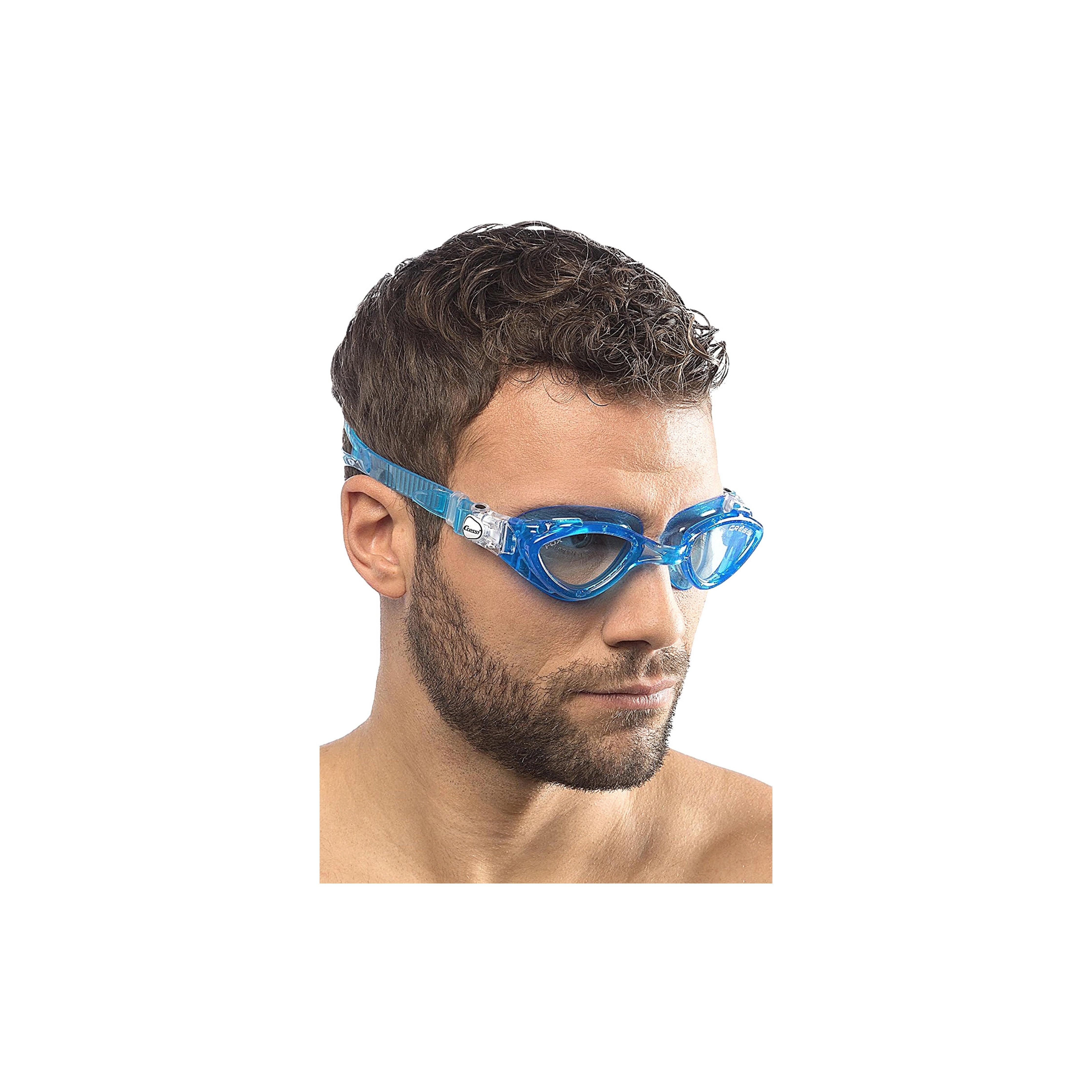 Cressi FOX Adult Swim Goggles - Anti-Fog UV Protection for Swimming, Snorkeling & Triathlon Training
