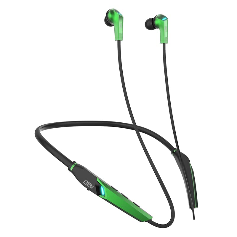Tangsanmei Wireless Bluetooth Headphones E5 - TWS Neckband Earbuds with HD Sound, Hands-Free Calling, 10M Lossless Transmission, IPX5 Waterproof for Running, Gym & Outdoor Sports (Black) | Perfect for Jogging, Workouts & Daily Commute