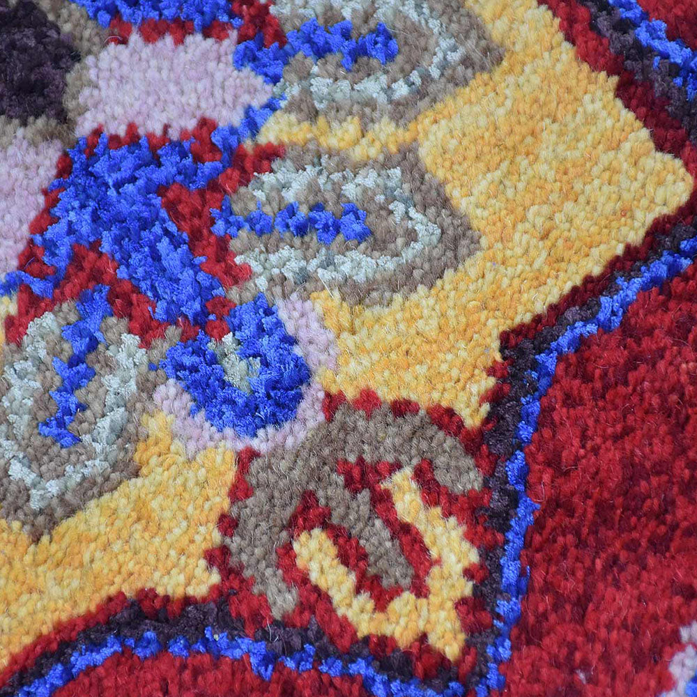 Handmade Farahan Afghan Rug - Premium Hand Knotted Wool Carpet for Living Room, Bedroom & Home Decor