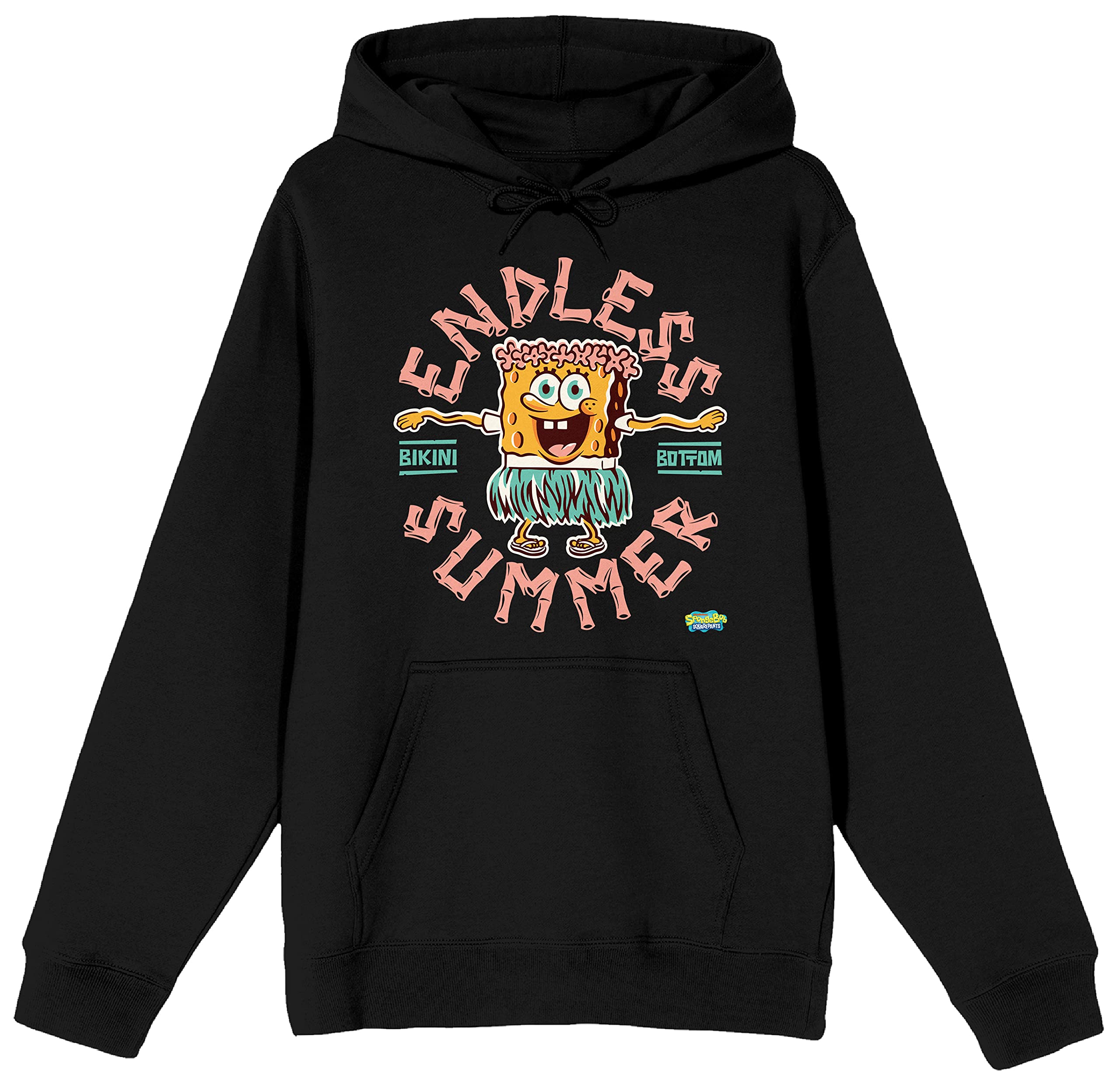 SpongeBob SquarePants Hula Dancing Endless Summer Men's Hoodie | Bioworld Official | Casual Wear, Cosplay & Cartoon Lovers Gift