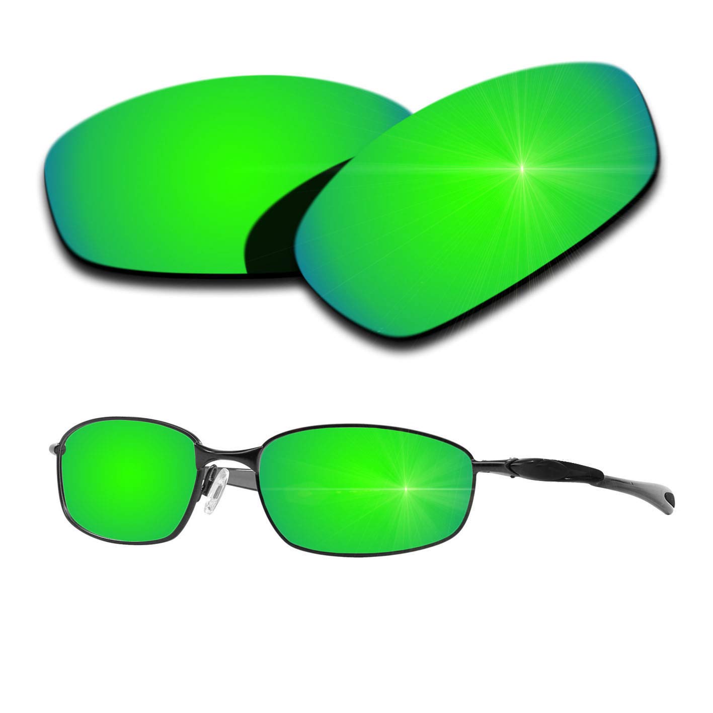 Oakley Blender Replacement Polarized Lenses - Anti-Scratch, UV Protection, Perfect Fit (Multiple Color Options) for Sports, Driving & Outdoor Activities