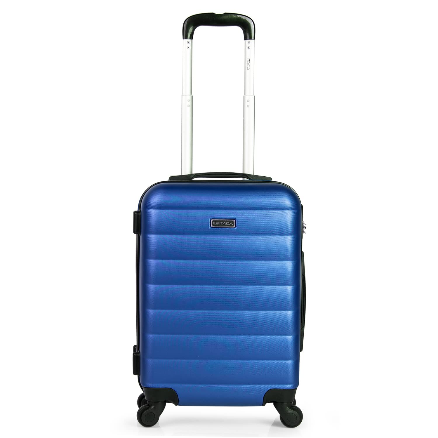 ITACA 55cm Blue Unisex Carry-On Luggage for Adults - Perfect for Air Travel, Business Trips & Weekend Getaways