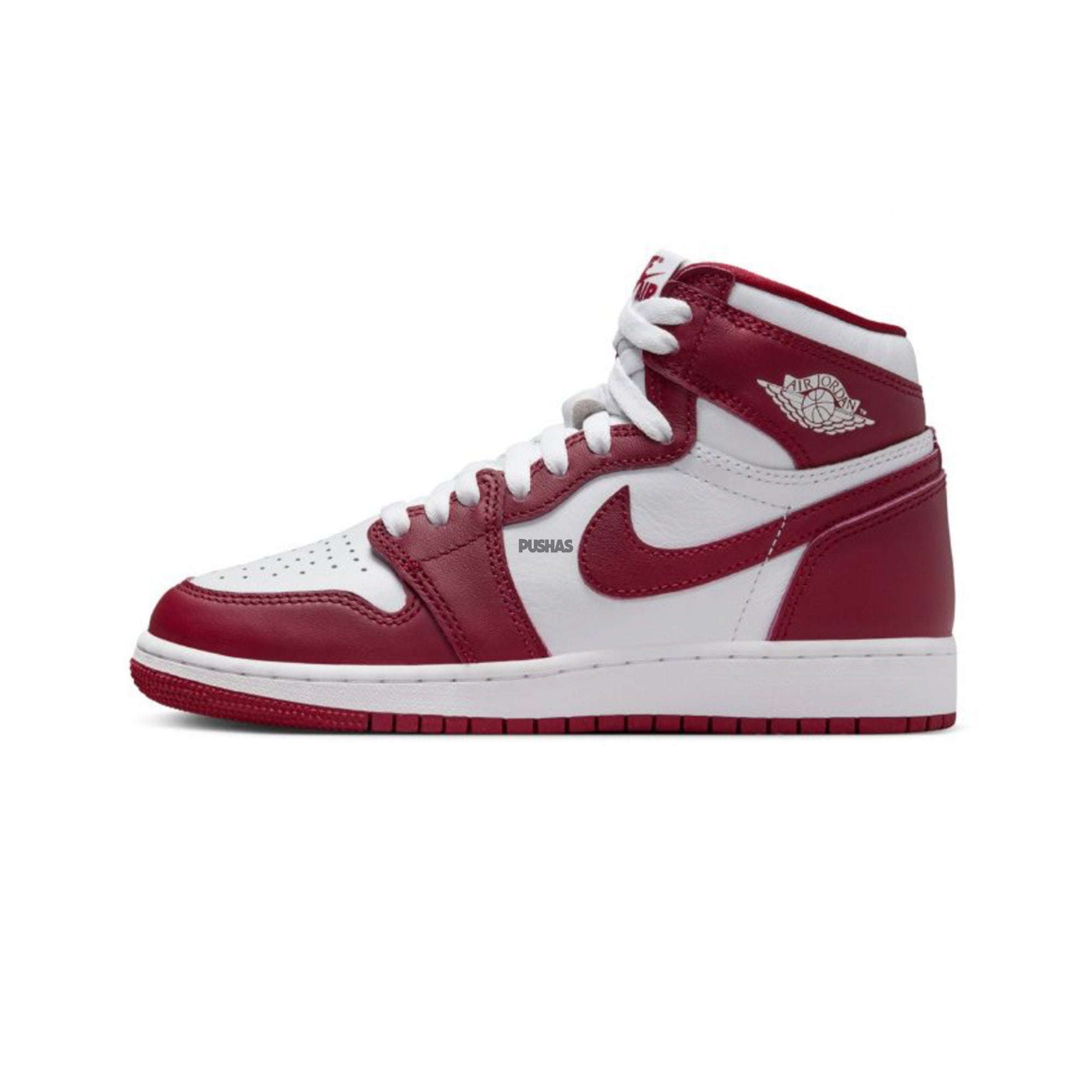 Air Jordan 1 Retro High OG Artisanal 'Team Red' GS Sneakers (2024) - Classic Basketball Shoes for Women & Girls - Perfect for Streetwear, Sports & Casual Fashion