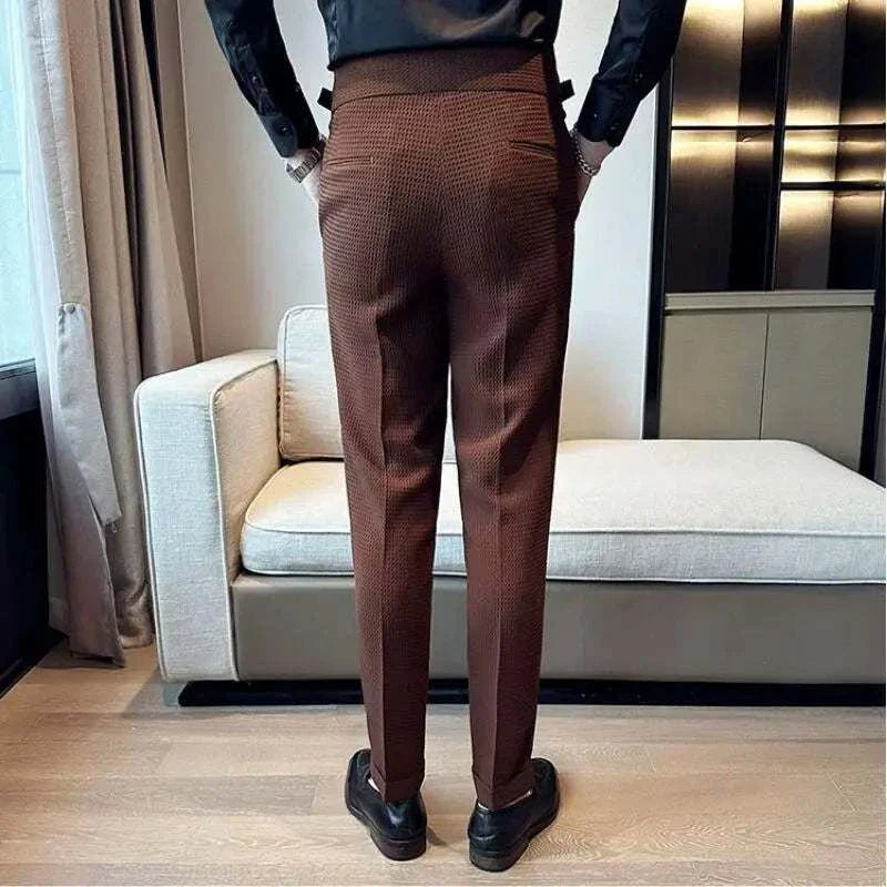 Premium Men's Formal Office Suit Pants - Classic Fit, Comfortable & Professional for Business Attire, Work & Special Occasions